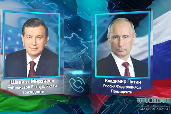 Mirziyoyev and Putin Agree on Measures to Strengthen Economic Cooperation