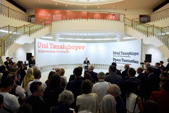 Commemorative Exhibition Opens in Tashkent for the 120th Anniversary of Ural Tansykbayev