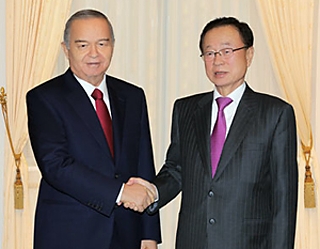 Uzbek leader receives speaker of South Korean parliament