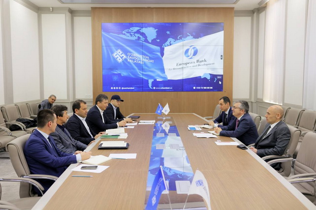 Yevropa tiklanish va taraqqiyot banki bilan iqtisodiy hamkorlik masalalari muhokama qilindi