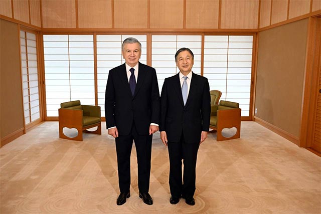Meeting Held Between the President of Uzbekistan and the Emperor of Japan
