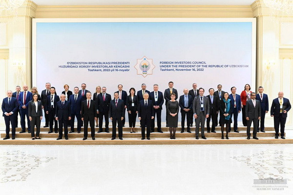 The First Plenary Session of the Foreign Investors Council under the President of the Republic of Uzbekistan takes place
