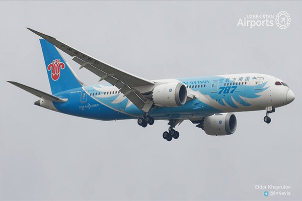 China Southern Airlines resumes flights between Beijing and Tashkent