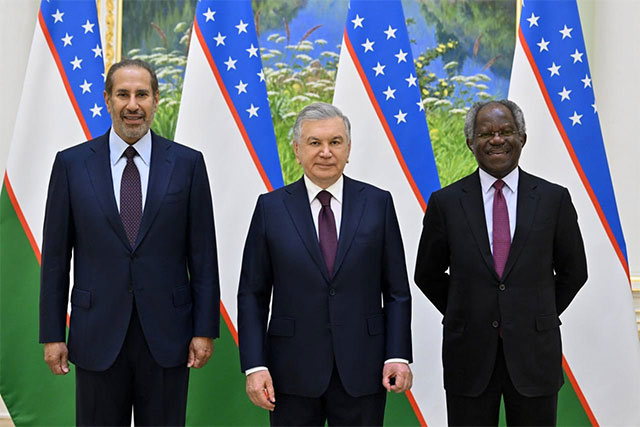 President of Uzbekistan Discussed the Implementation of Major Projects with Investors from Al Mirqab Capital and BlackRock