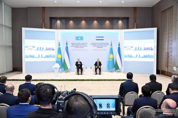 President of Uzbekistan and Kazakhstan launch cooperation projects