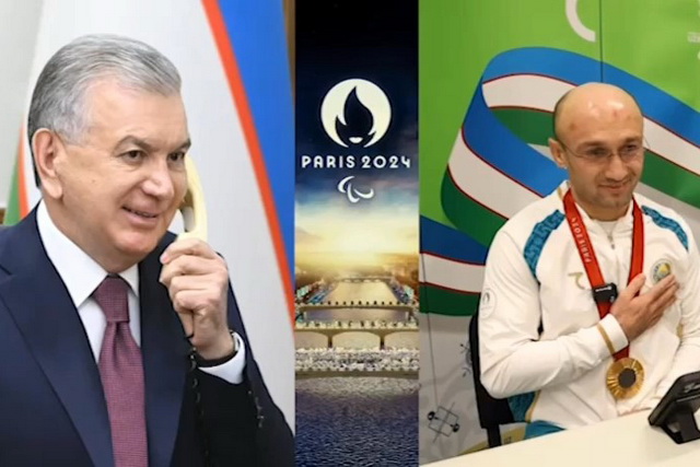 Uzbek President congratulates 2024 Paralympic champions by phone